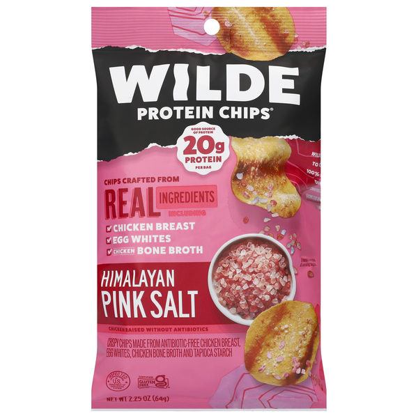 Wilde Gluten Free Himalayan Pink Salt Protein Chips