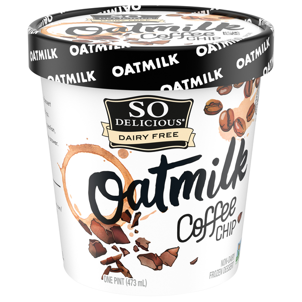 So Delicious Dairy Free Coffee Chip Oatmilk Frozen Dessert