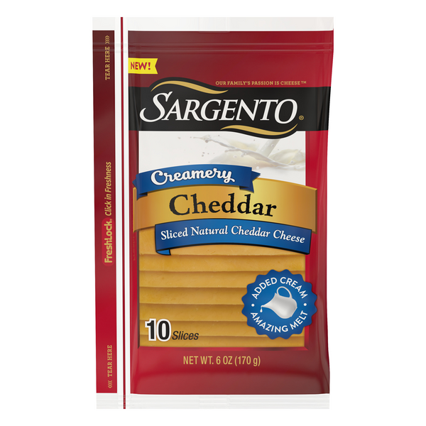 Save on Sargento Cheddar Cheese Sliced 10 ct Order Online Delivery