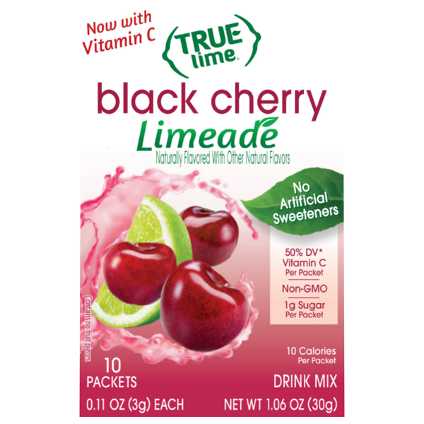 True Lime Black Cherry Limeade Drink Mix - 10 ct