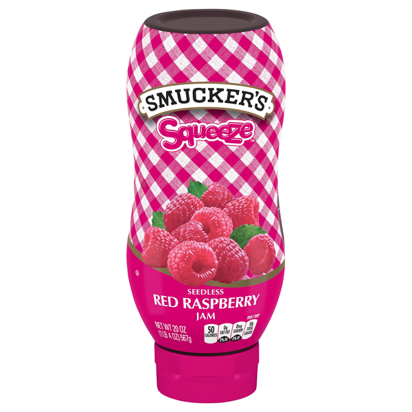 Smucker's Squeeze Seedless Red Raspberry Jam
