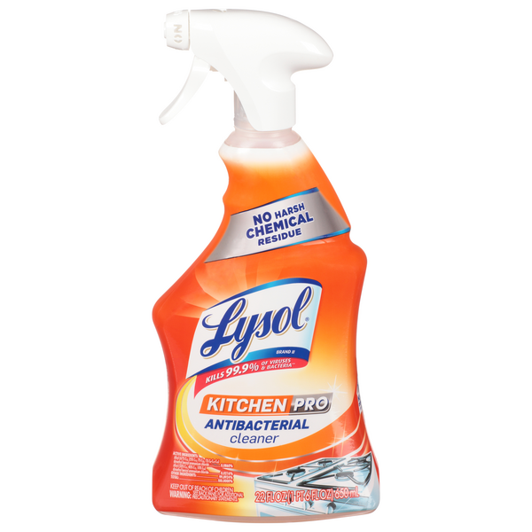 Save On Lysol Kitchen Pro Antibacterial Cleaner Trigger Spray Order Online Delivery Giant