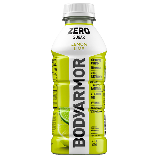BODYARMOR Zero Sugar Lemon Lime Super Sports Drink