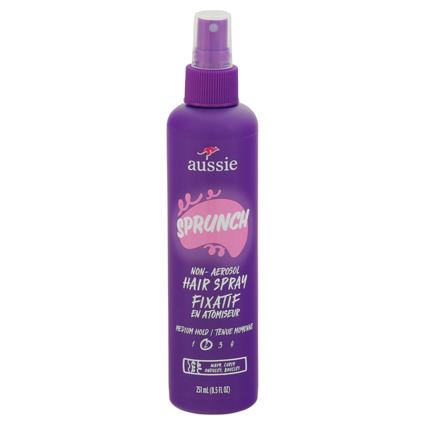 Save on Aussie Sprunch NonAerosol Hair Spray Fixatif Order Online
