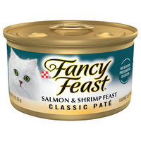 Fancy Feast Classic Pate Salmon & Shrimp Feast Wet Cat Food
