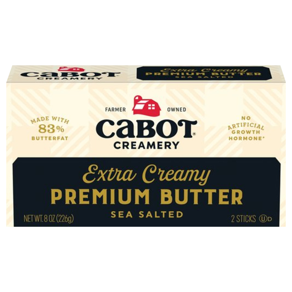 Cabot Sea Salted Extra Creamy Premium Butter Sticks - 2 ct