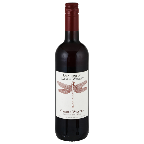 Dragonfly Farm & Winery Candle Waster Cranberry Table Wine