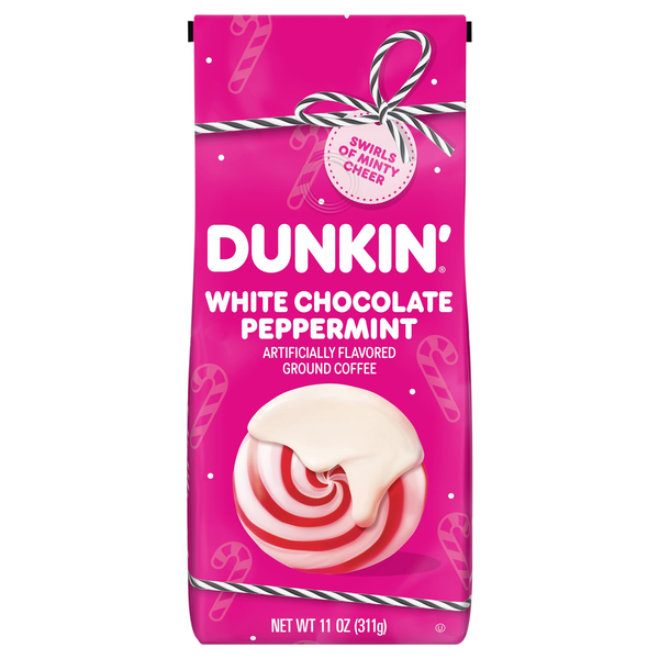 Dunkin' Limited Polar Peppermint Flavored Medium Roast Ground Coffee