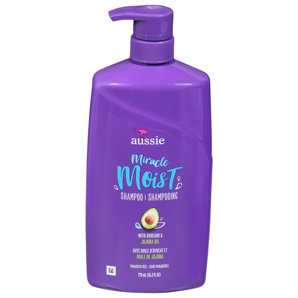 Save on Aussie Miracle Moist Shampoo Avocado & Australian Jojoba Oil