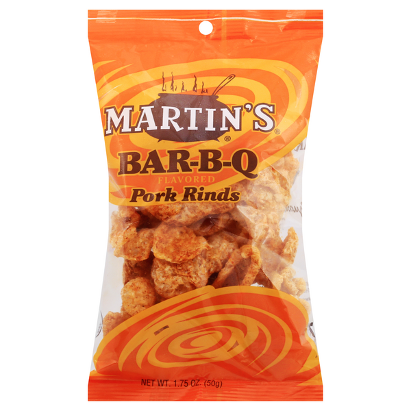 Martin's Pork Rinds Bar-B-Q Flavored