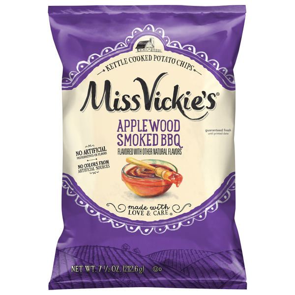 Miss Vickie's Applewood Smoked BBQ Kettle Cooked Potato Chips