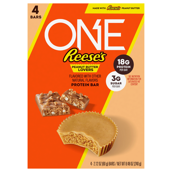 ONE Reese's Peanut Butter Lovers 18g Protein Bar - 4 ct