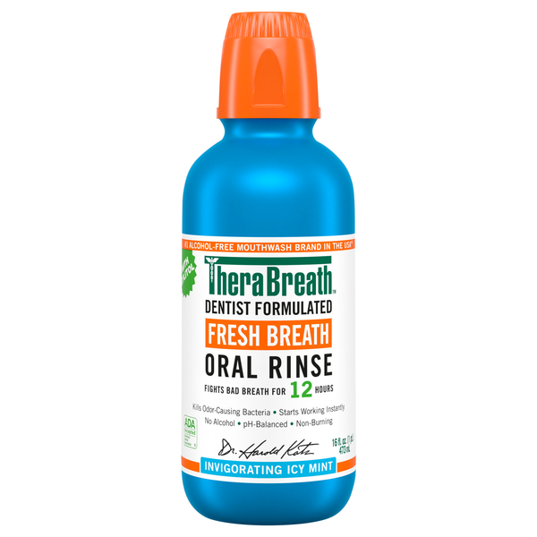 TheraBreath Fresh Breath Invigorating Icy Mint Oral Rinse