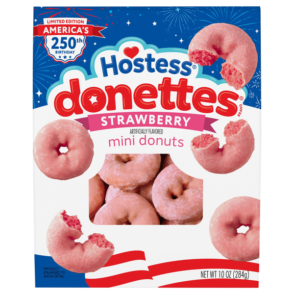 Hostess Mini Strawberry Donettes
