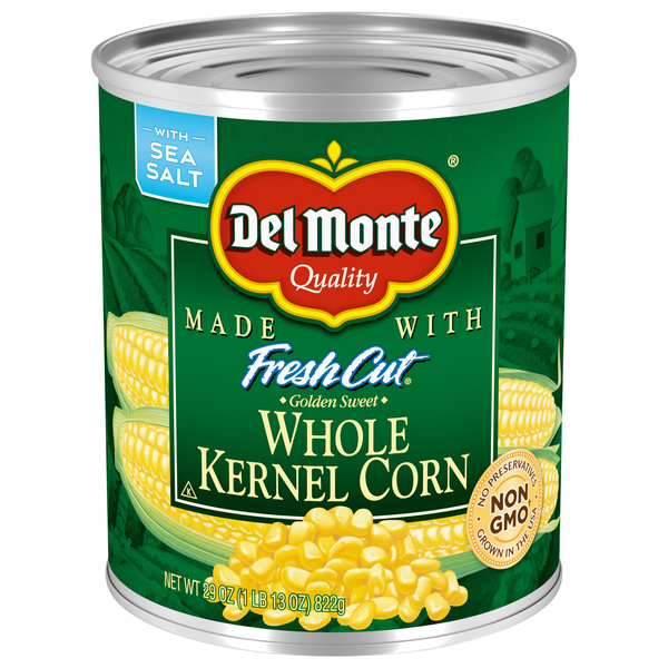 Del Monte Golden Sweet Whole Kernel Corn with Sea Salt
