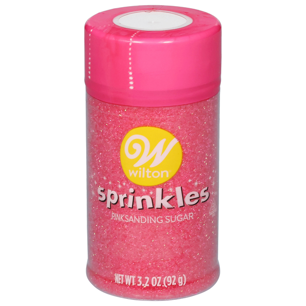 Wilton Pink Sanding Sugar Sprinkles