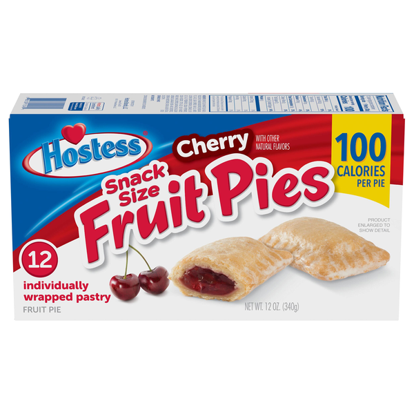 Hostess Snack Size Cherry Fruit Pies - 12 ct