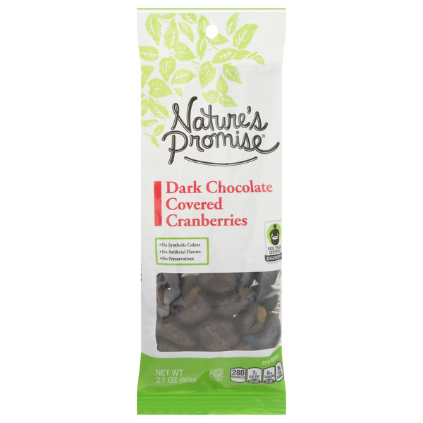 Nature's Promise Dark Chocolate Covered Cranberries