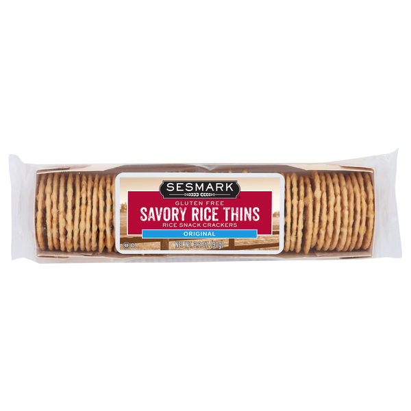 Sesmark Gluten Free Original Rice Thins Crackers