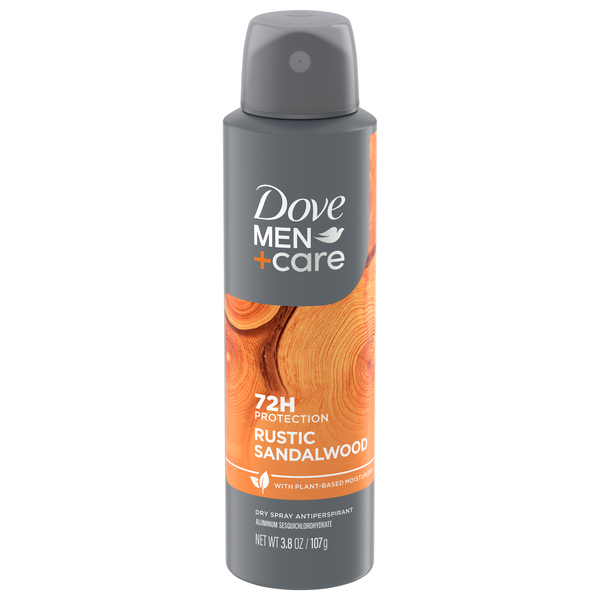 Dove Men+Care Soothing Sandalwood + Orange 48H Antiperspirant Dry Spray