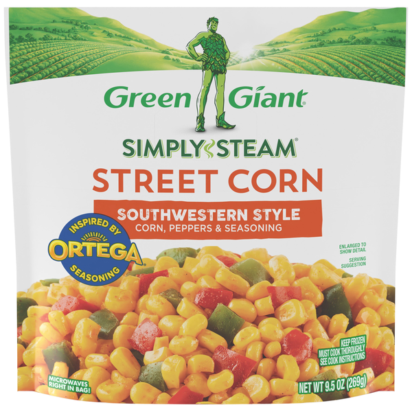 Green Giant Simply Steam Southwestern Style Street Corn Frozen