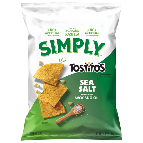 Tostitos Simply Sea Salt Tortilla Chips Made with Avocado Oil