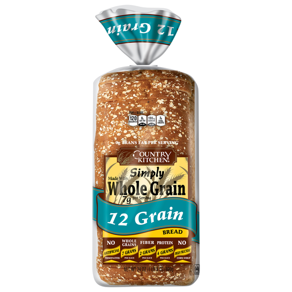 Country Kitchen Whole Grain 12 Grain Sliced Bread