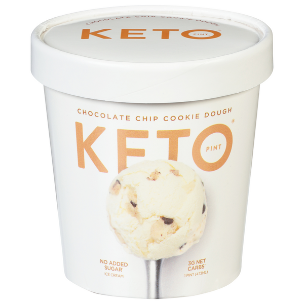 Save on Keto Pint Ice Cream Chocolate Chip Cookie Dough Low Carb Order