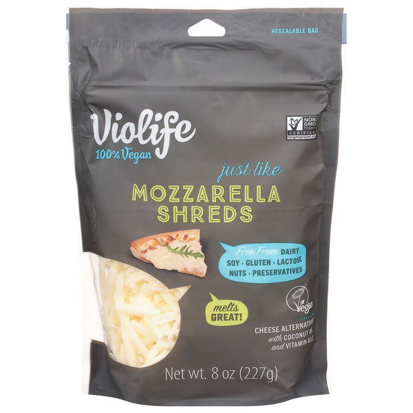 Save on Violife Cheese Mozzarella Shreds Vegan Order Online Delivery