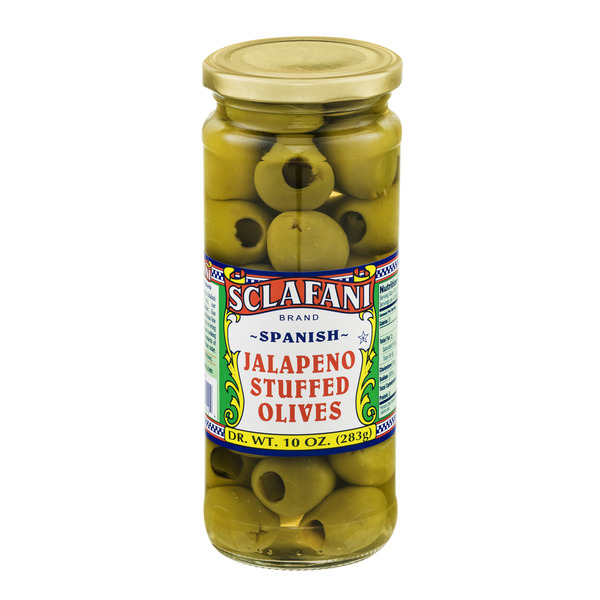 Sclafani Spanish Jalapeno Stuffed Queen Olives