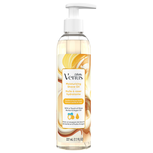 Gillette Venus Moisturizing Vanilla & Honey Scented Shave Oil