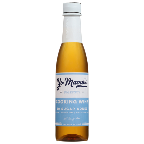 Yo Mama's No Sugar Added Sherry Cooking Wine