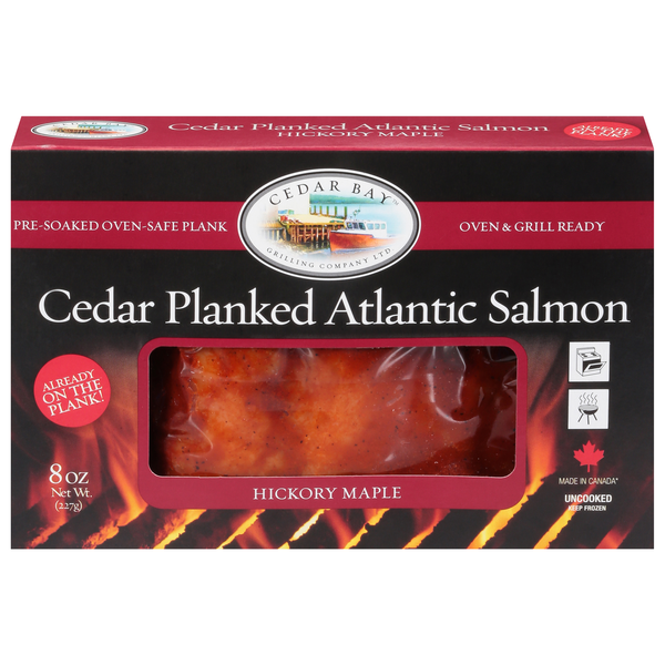 Cedar Bay Cedar Planked Hickory Maple Atlantic Salmon Frozen