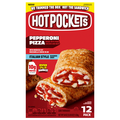 HOT POCKETS Pepperoni Pizza Italian Style Crust Sandwiches - 12 ct Frozen