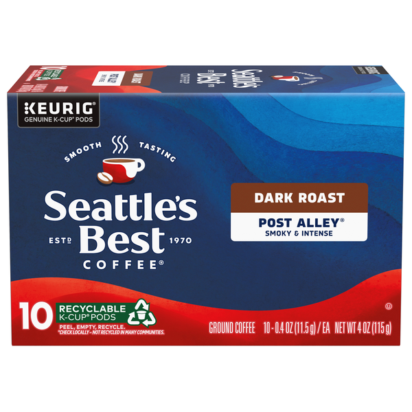 Seattle's Best Coffee Post Alley Dark Roast K-Cup Pods