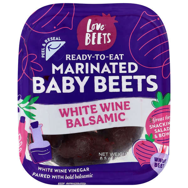 Love Beets Ready-To-Eat White Wine Balsamic Marinated Baby Beets