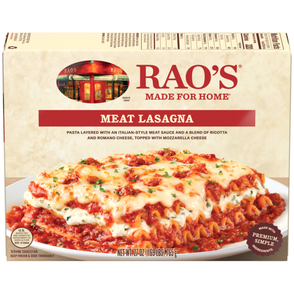 Rao's Meat Lasagna Frozen Meal