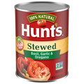 Hunt's 100% Natural Stewed Tomatoes with Basil Garlic & Oregano
