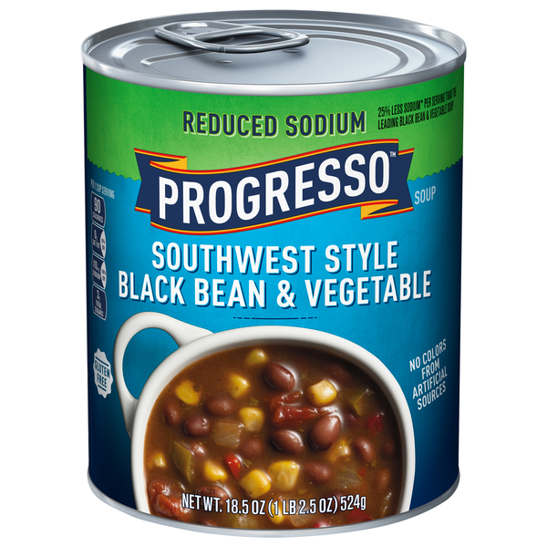 Progresso Reduced Sodium Southwest Style Black Bean & Vegetable Soup