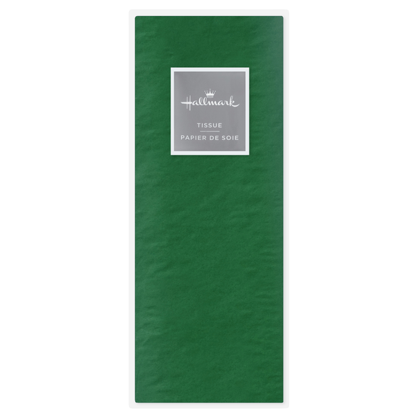 Hallmark Holiday Solid Green Tissue Paper for Gift Wrap