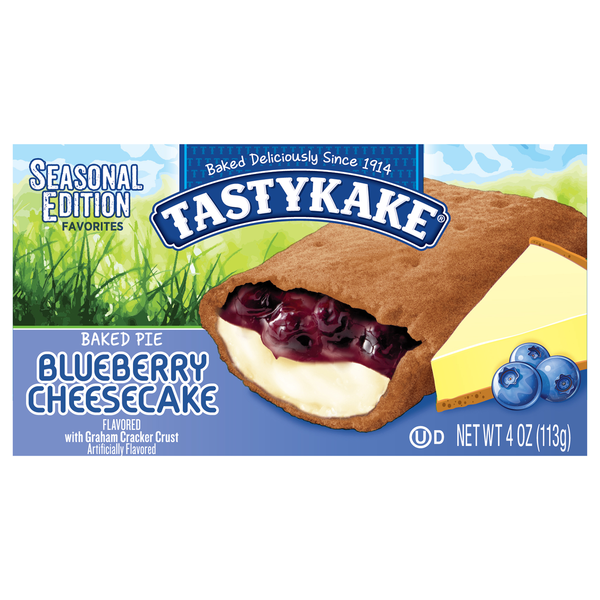 Tastykake Baked Pie Blueberry Cheesecake