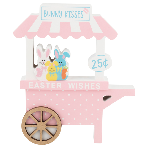 Smart Living Easter Wood Decor Bunny Kisses