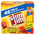 Slim Jim Mild Protein Smoked Snack Size Meat Sticks - 46 ct