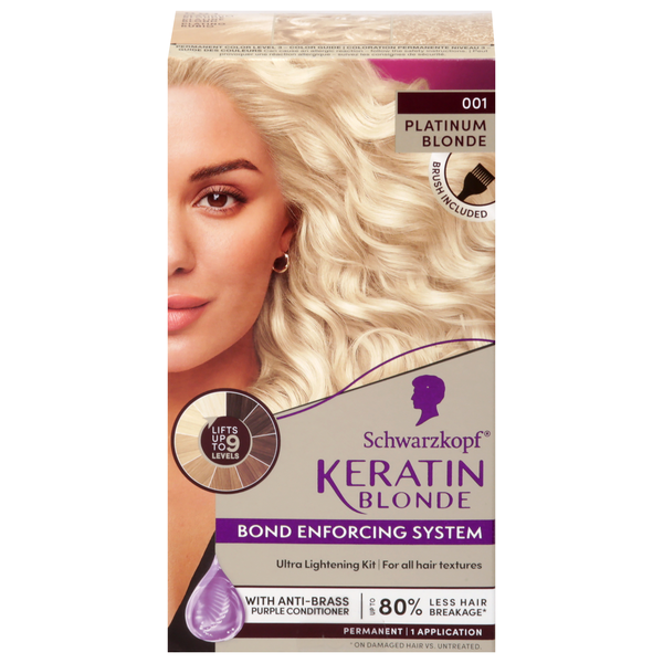 Save on Schwarzkopf Keratin Color Permanent Hair Color Platinum Blonde