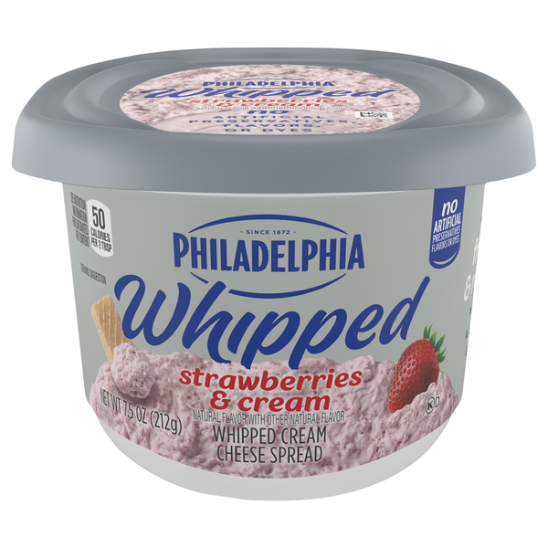 Philadelphia Strawberries & Cream Whipped Cream Cheese Spread
