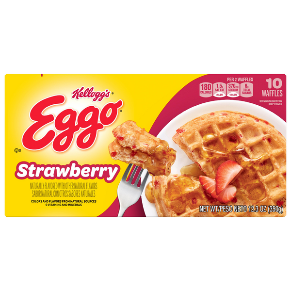 Save on Eggo Waffles Strawberry 10 ct Order Online Delivery MARTIN'S