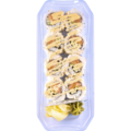 Hissho Sushi Spicy Salmon Roll Raw - 8 ct (Avail. 11am - 7pm)