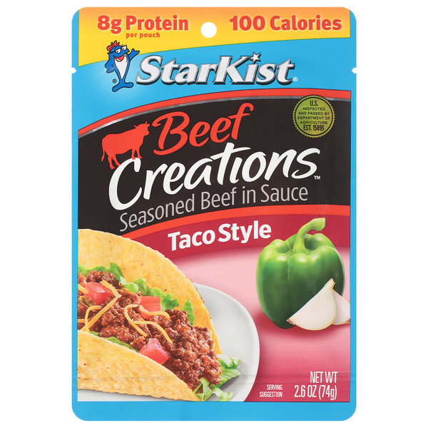 StarKist Beef Creations Taco Style Seasoned Beef in Sauce