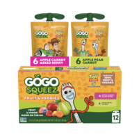 GoGo squeeZ Fruit & Veggiez on the Go Variety Pack - 12 ct | Hannaford