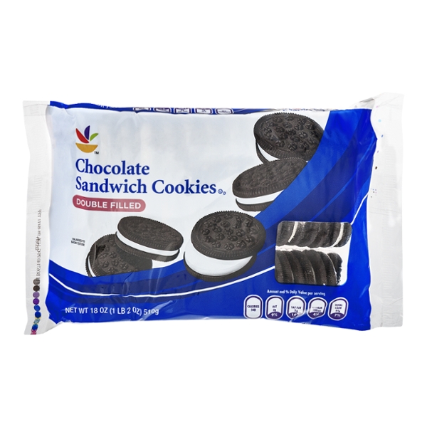 Save On GIANT Sandwich Cookies Chocolate Double Filled Order Online